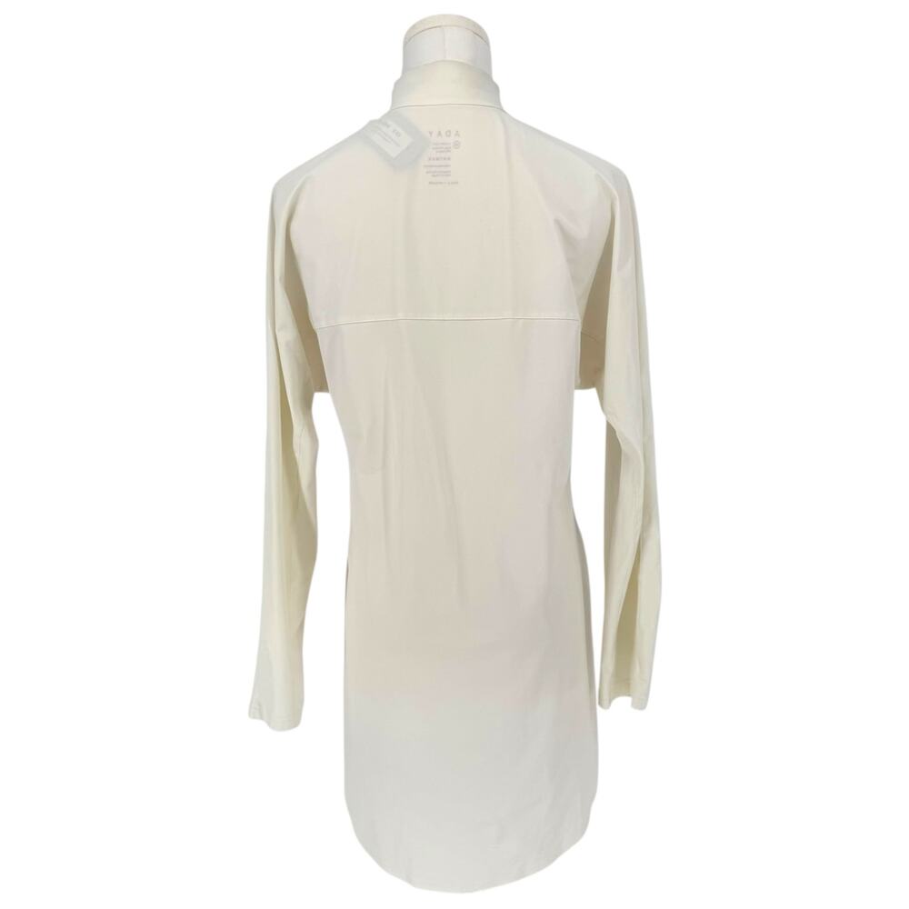 Aday Something Borrowed White Button Front Shirt … - image 3